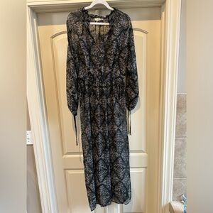 Lovestitch Floral Sheer Dress Size Small | Beautiful Coverup
